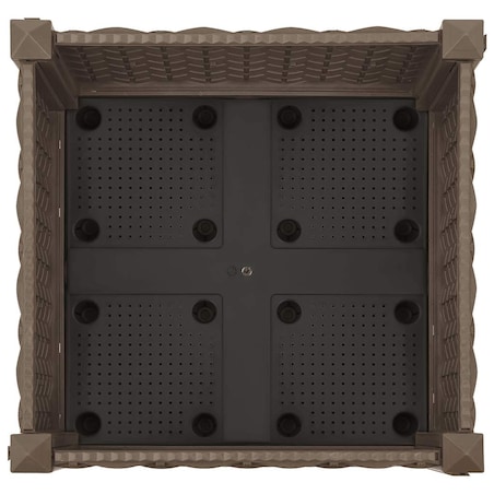 vidaXL Donica do podniesionej rabaty, 40x40x23 cm, polipropylen