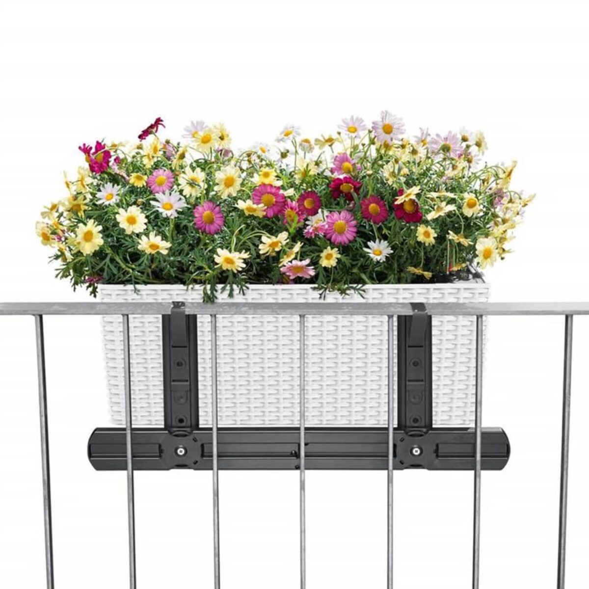 LECHUZA Doniczka BALCONERA Cottage 50 ALL-IN-ONE, biała