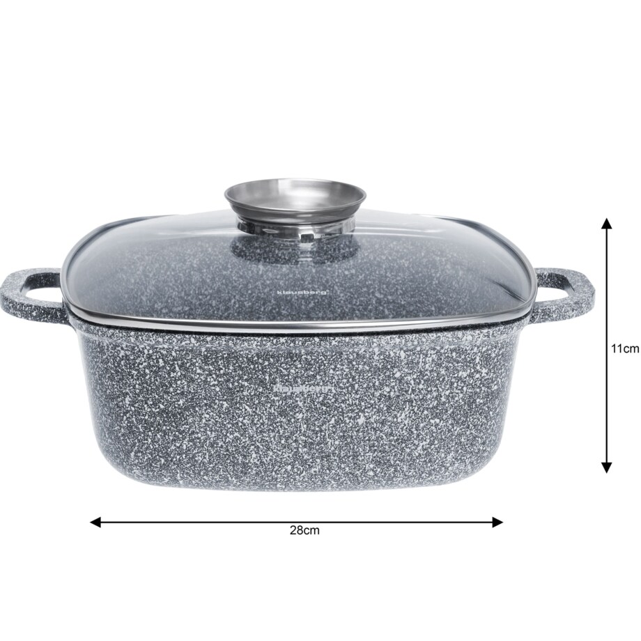 Zestaw 3 brytfann garnków 2.5/4.4/6.5L 6 elementów KLAUSBERG