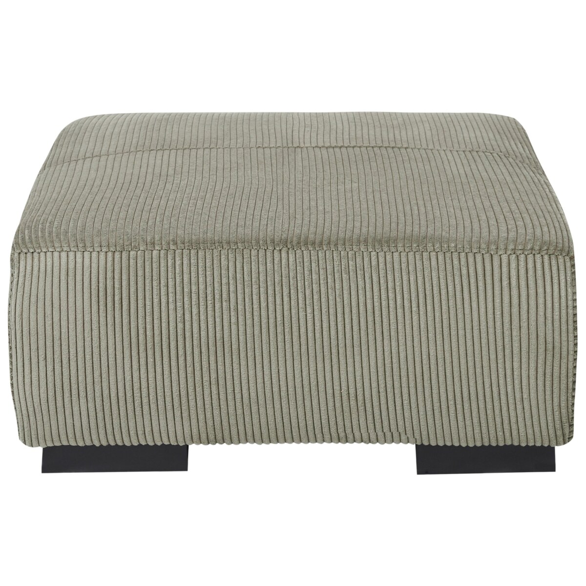 Sofa narożna z otomaną LUNGO Sztruks Zielony Lewostronny