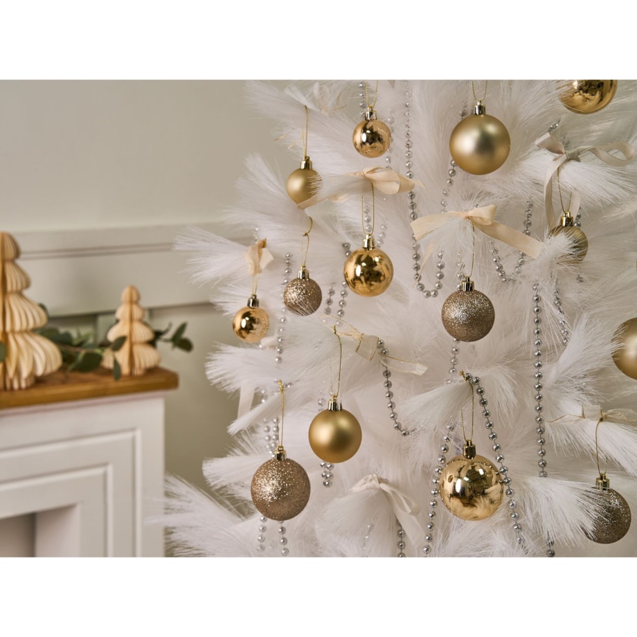 Zestaw 60 bombek TYIN Złoty