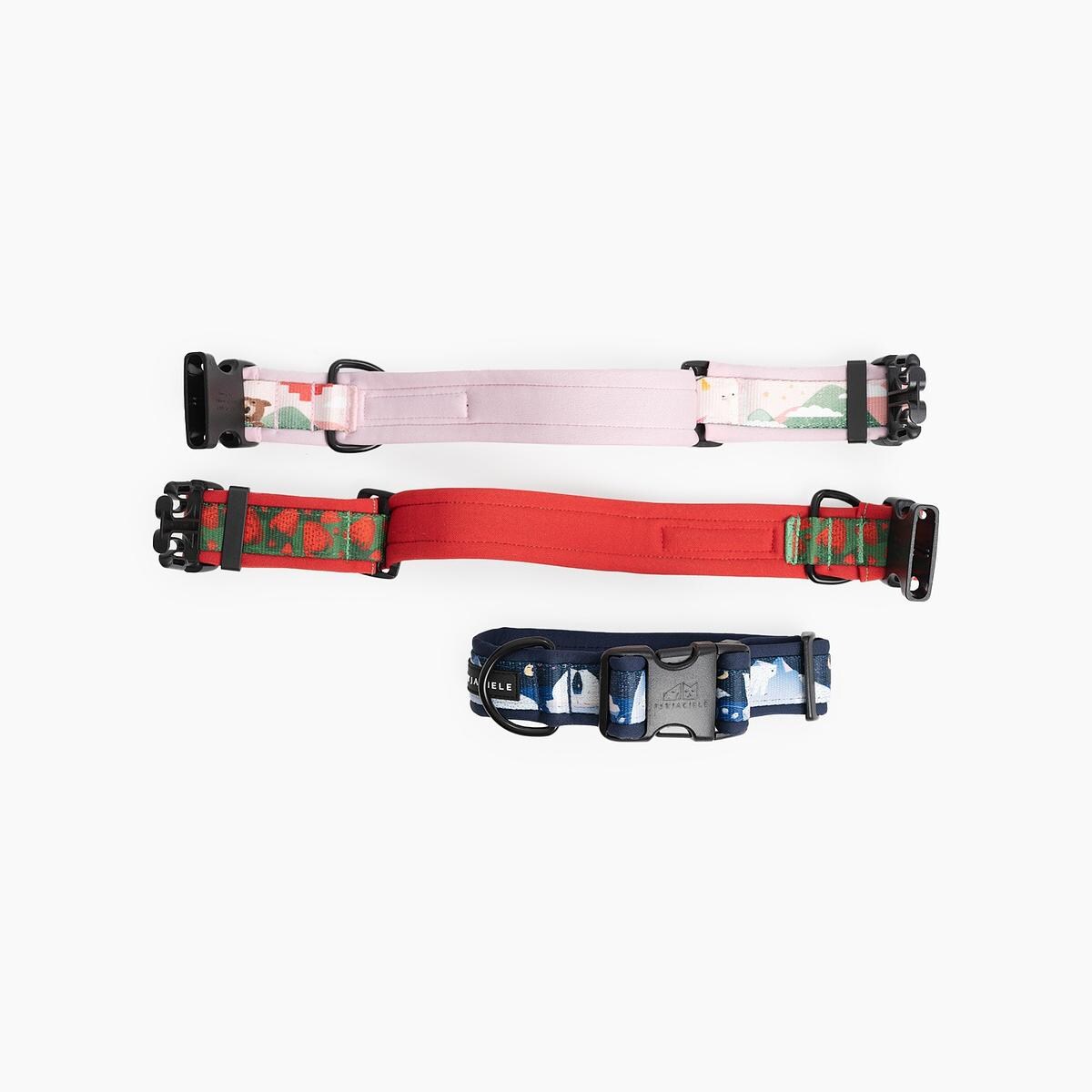 Obroża z klamrą SUPER SOFT "Więcej niż jedno zwierzę" - Szerokość taśmy: 38mm, Rozmiar: L