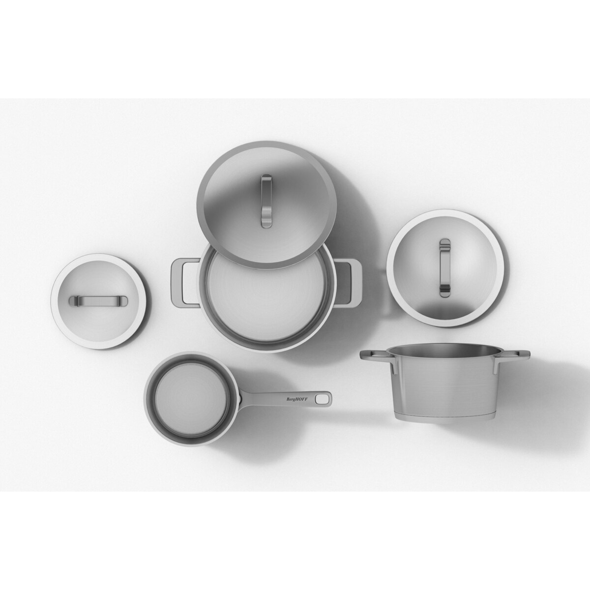 Zestaw garnków Meta ze stali nierdzewnej 10-elementów BergHOFF