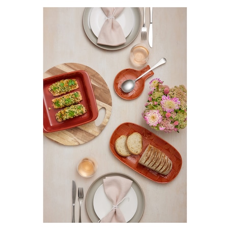 Podkładka pod łyżkę, terracotta, 12 cm