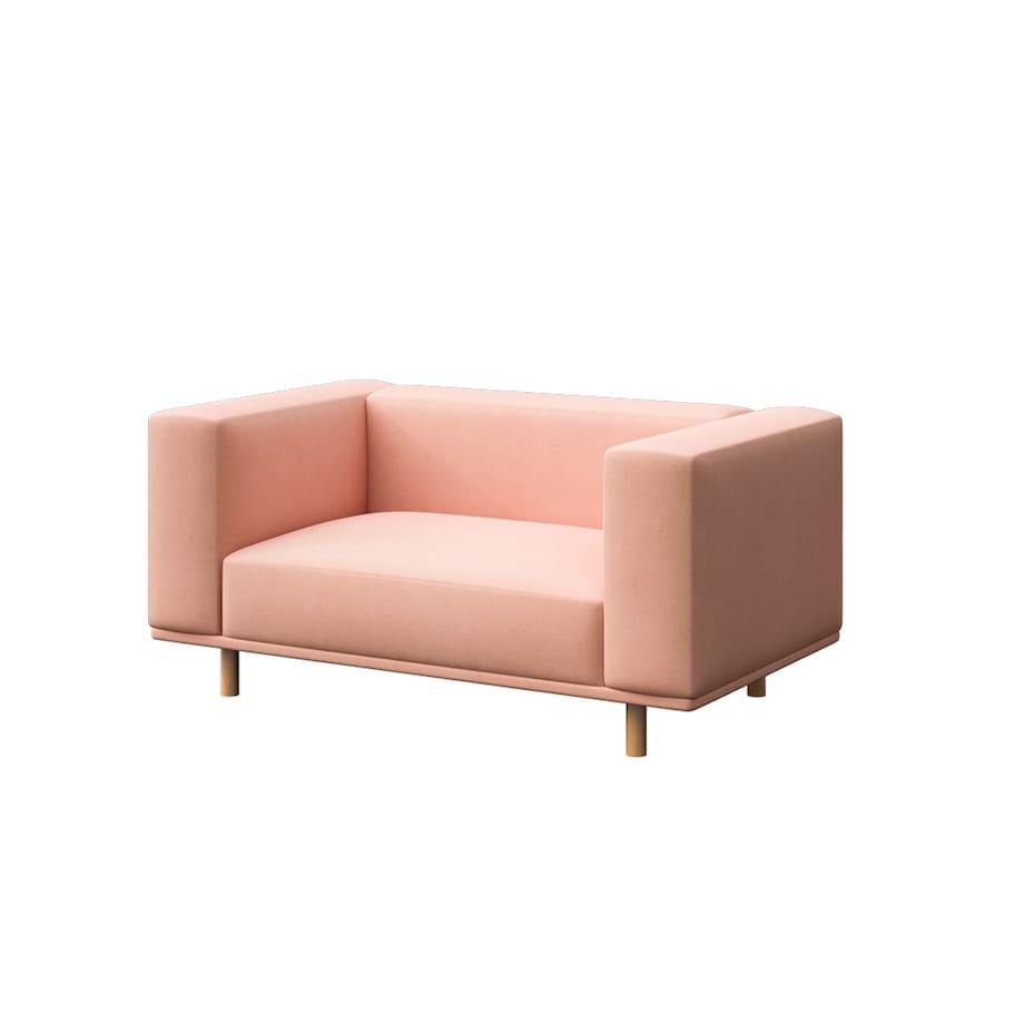Kukumo sofa 2 osobowa Brzoskwiniowa