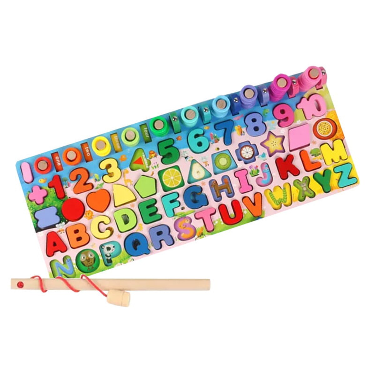 Tablica edukacyjna Montessori - Wesołe podwórko