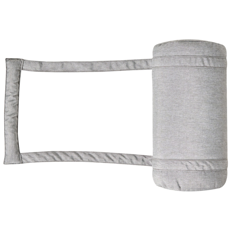 Leżak ogrodowy z poduszką JAVA PREMIUM Drewno akacjowe Szary