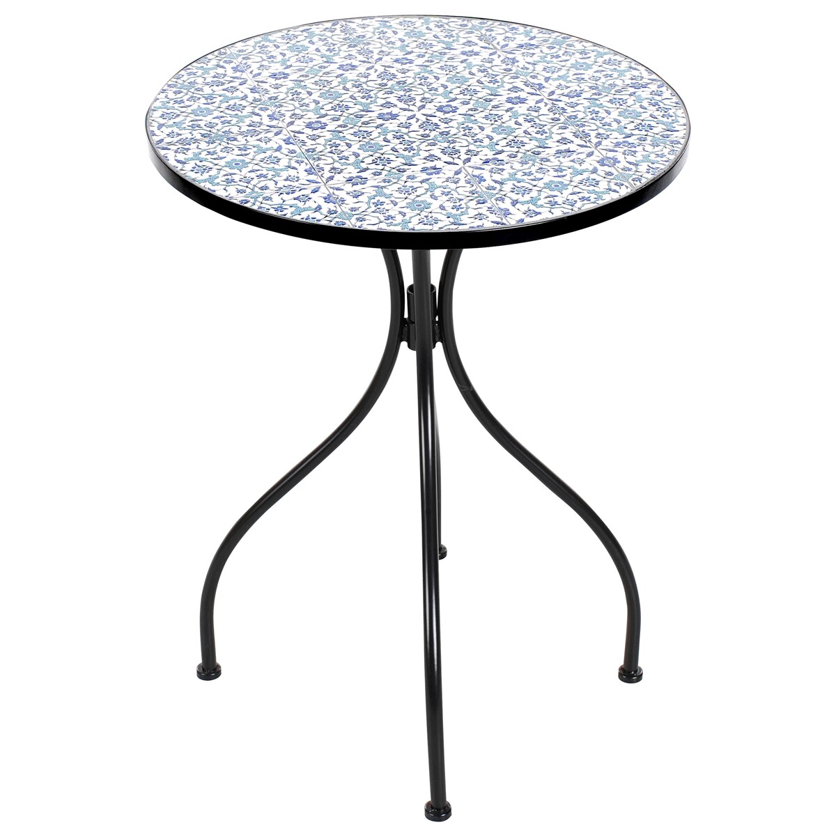 Stolik bistro CHAPECO 60 cm 60 cm Metal Czarny