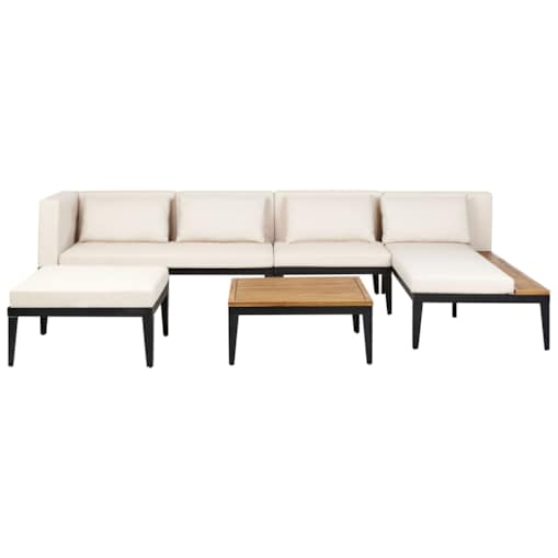 Zestaw ogrodowy ze stolikiem BRACCIANO Jasnobeżowy