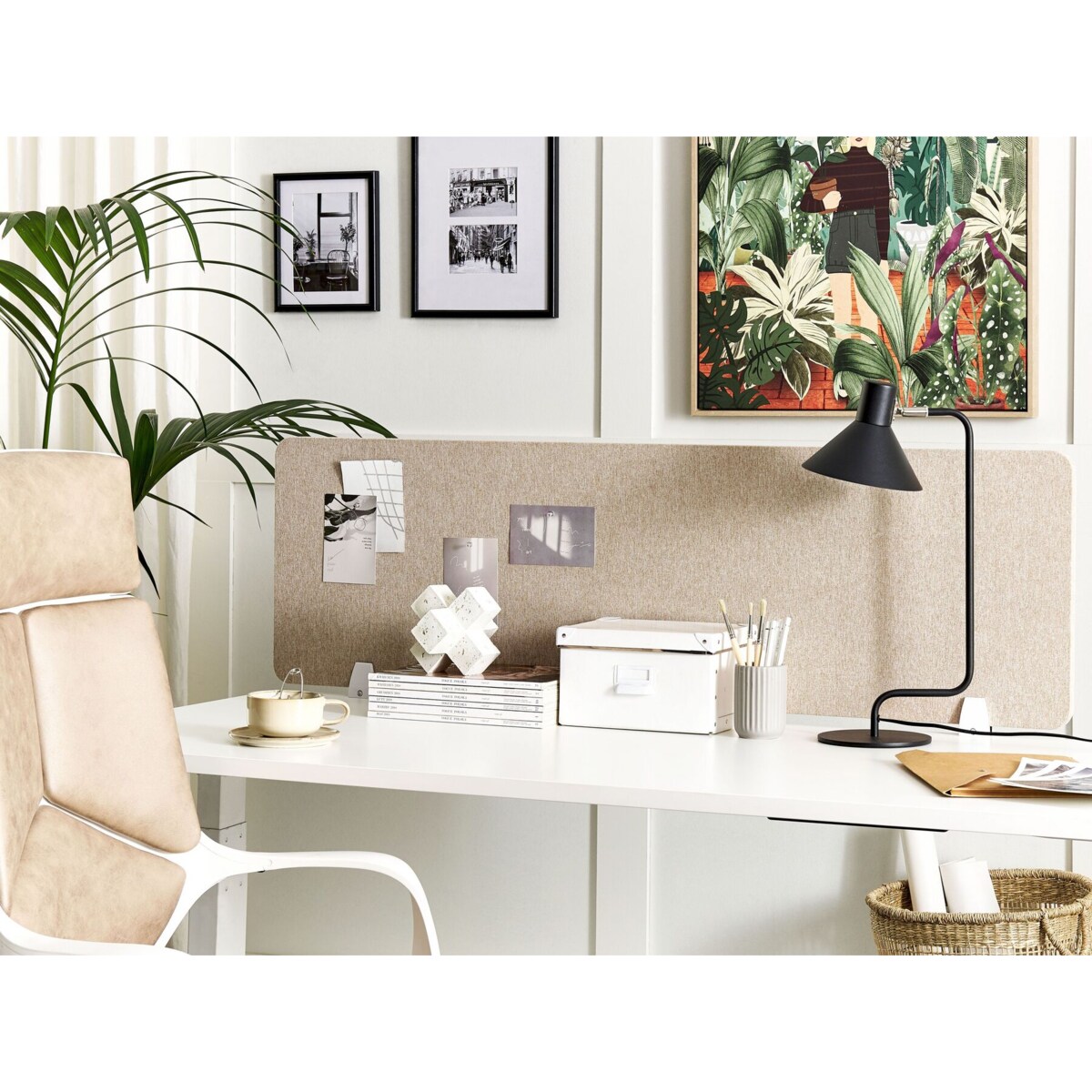 Przegroda biurkowa 130 x 40 cm Różne rozmiary