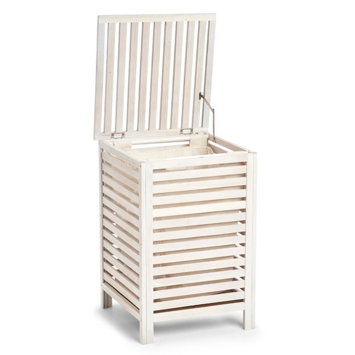 Kosz na pranie drewniany, skrzynia, ZELLER