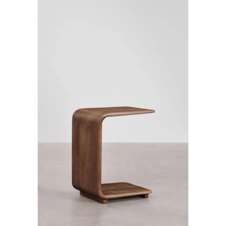 Stolik pomocniczy z drewna mango, 35x40 cm Tinsley, brązowy