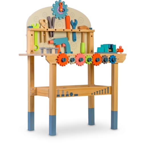 Drewniany warsztat dla dzieci z narzędziami stół Ricokids