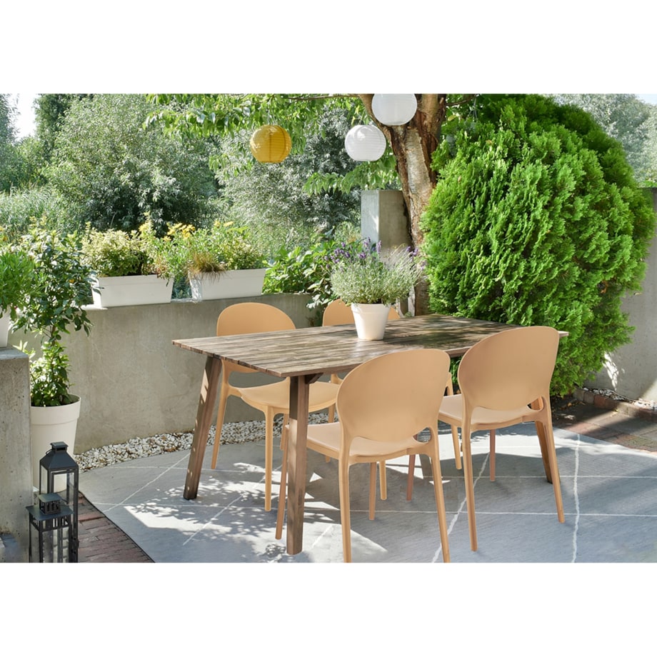 4 X Krzesło Do Jadalni Kuchni Stołu Zestaw Komplet Justin Beżowe