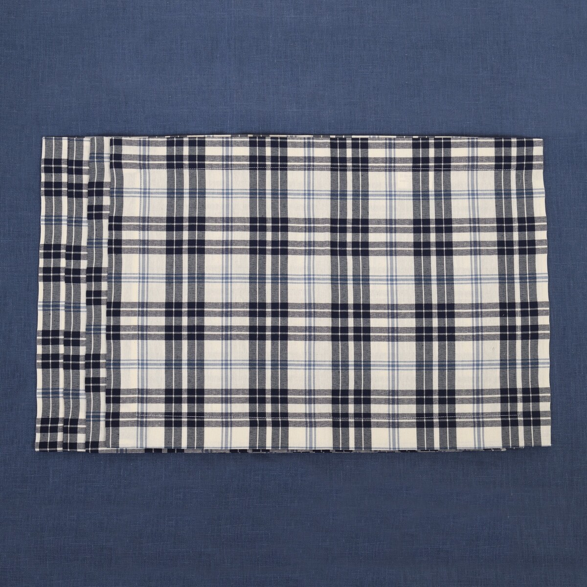 Podkładki Blue Plaid - 4 sztuki