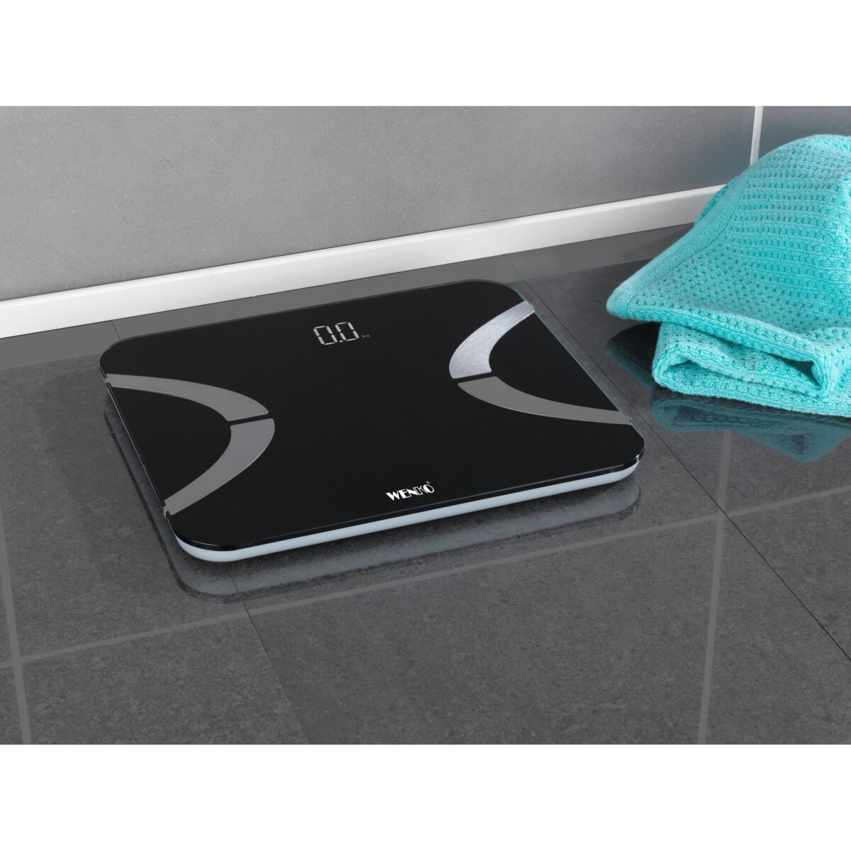 Waga łazienkowa LED, 30 x 26 cm, WENKO