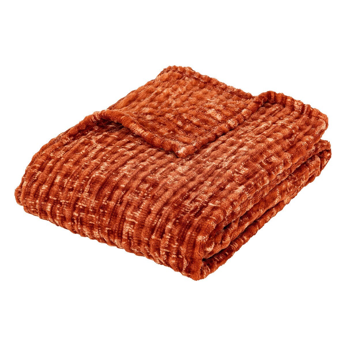 Pled 125x150 cm SELATU pomarańczowy