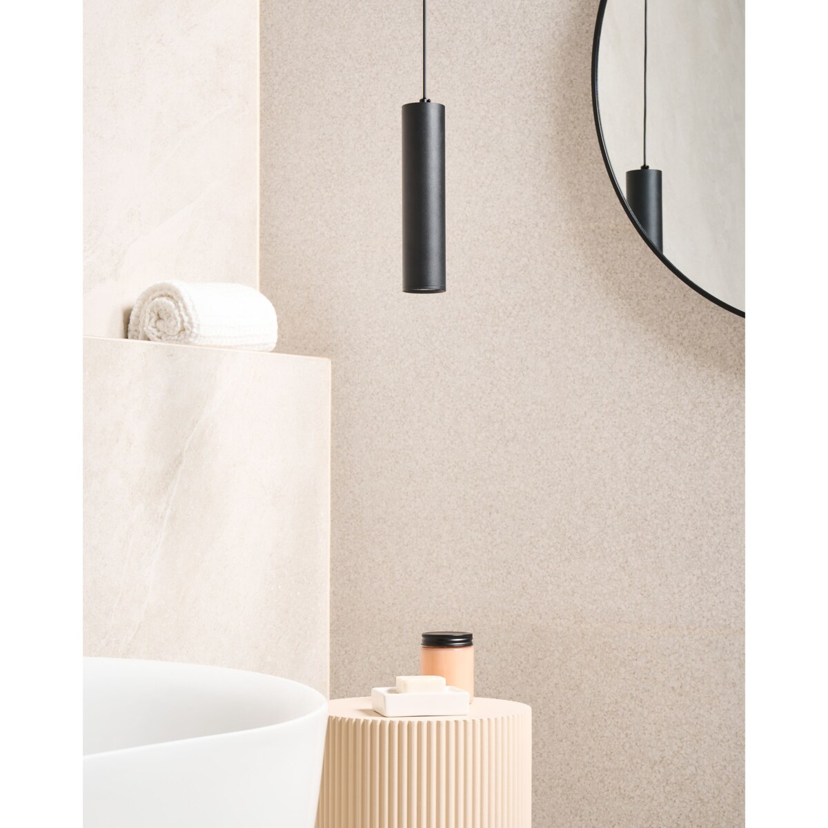 Lampa wisząca LED DEVESA Metal Czarny