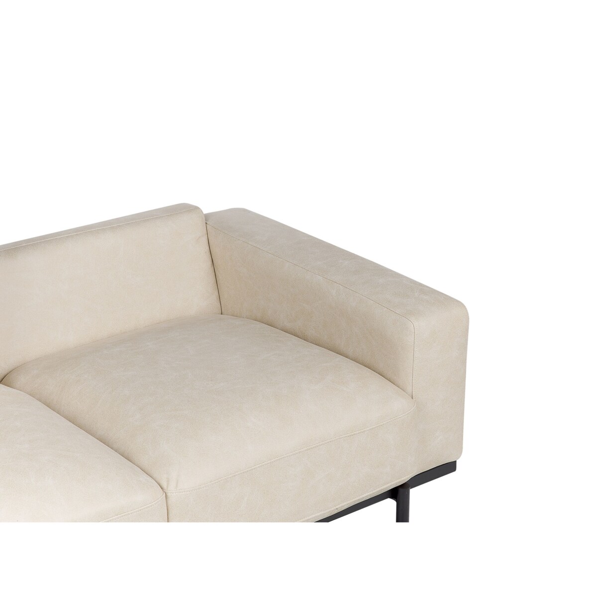 Sofa 3-osobowa kremowa SOVIK