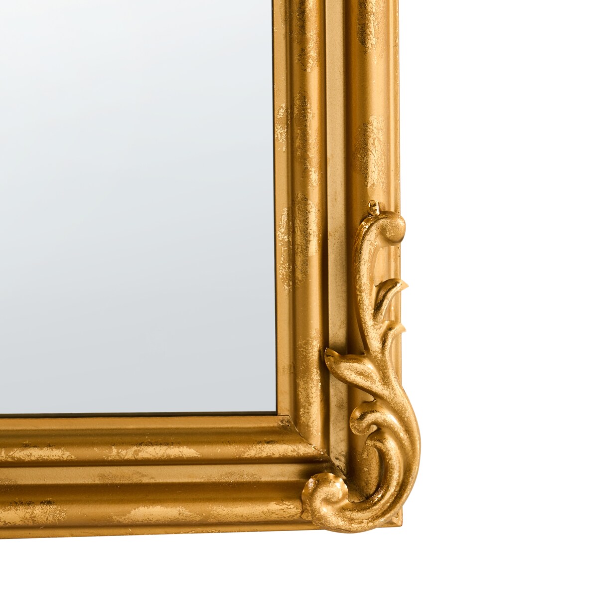 Lustro ścienne GORGES 55 cm 96 cm Metal Złoty