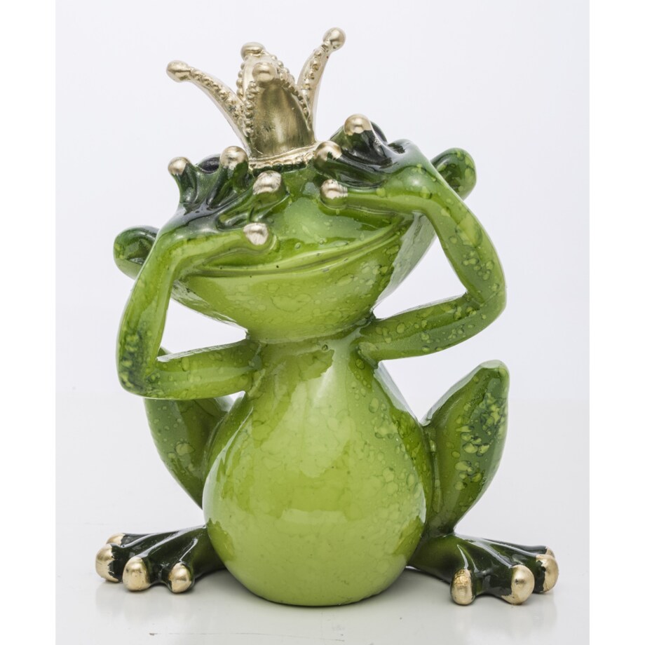 Dekoracja - 3 zielone żabki "Nie widzę, nie słyszę, nie mówię" RANE VERDI