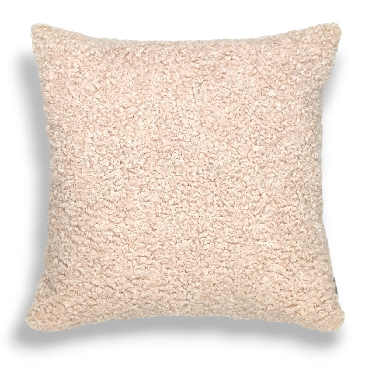 Kremowa poduszka dekoracyjna boucle 50x50 Betty