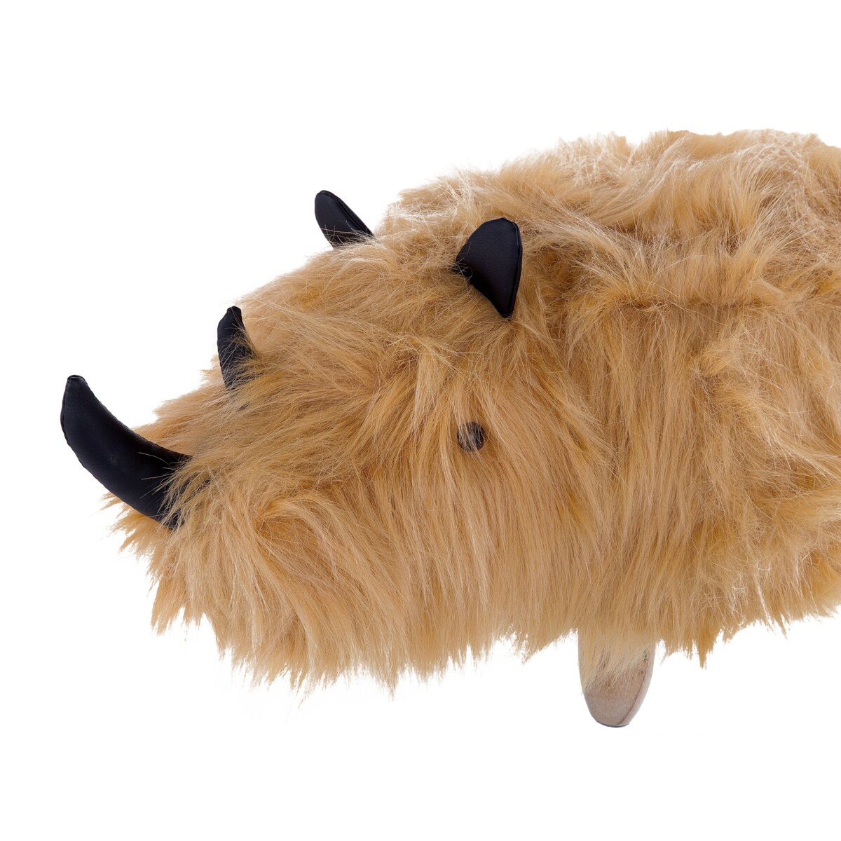 Pufa zwierzak futrzana beżowa WOOLLY