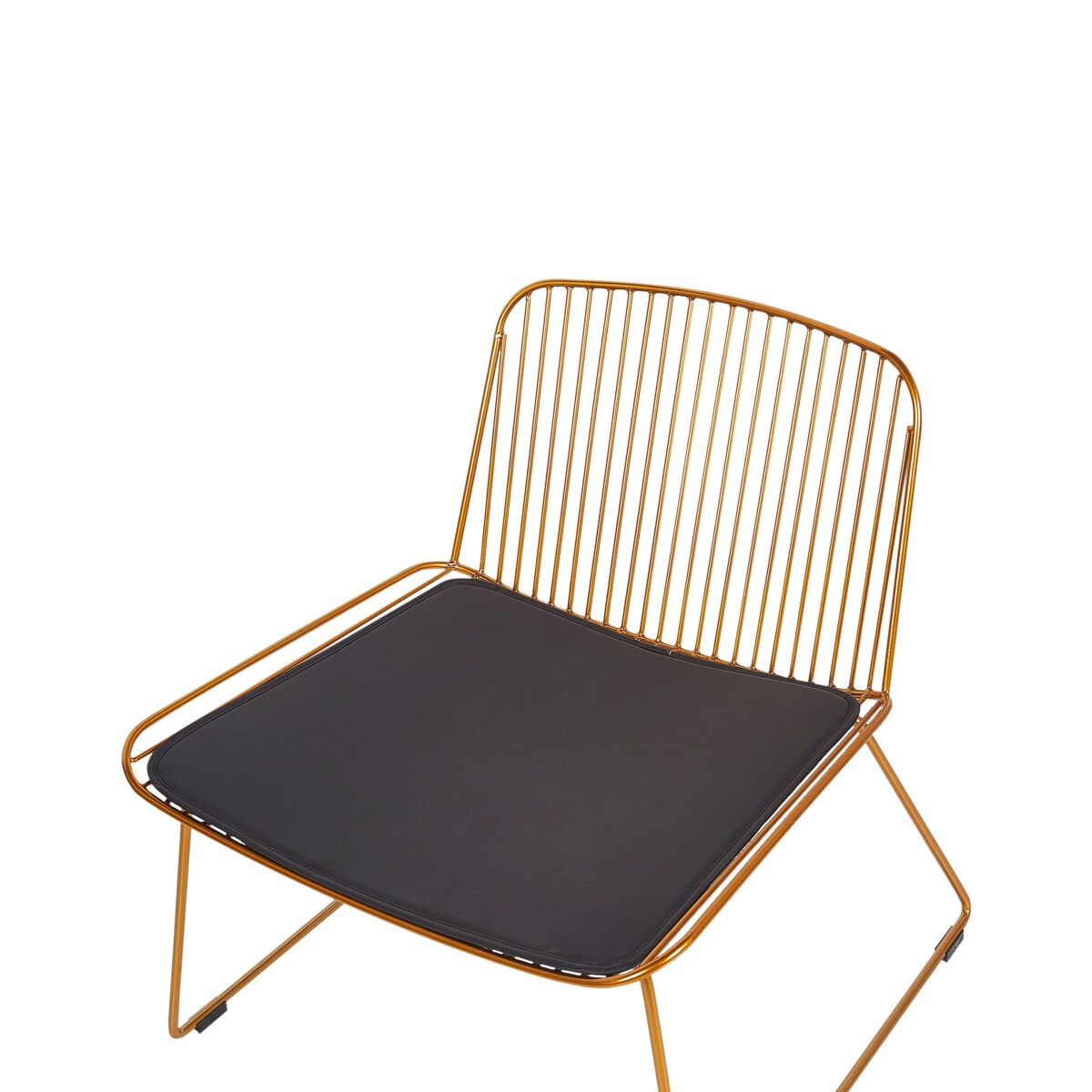 Krzesło metalowe złote SNORUM