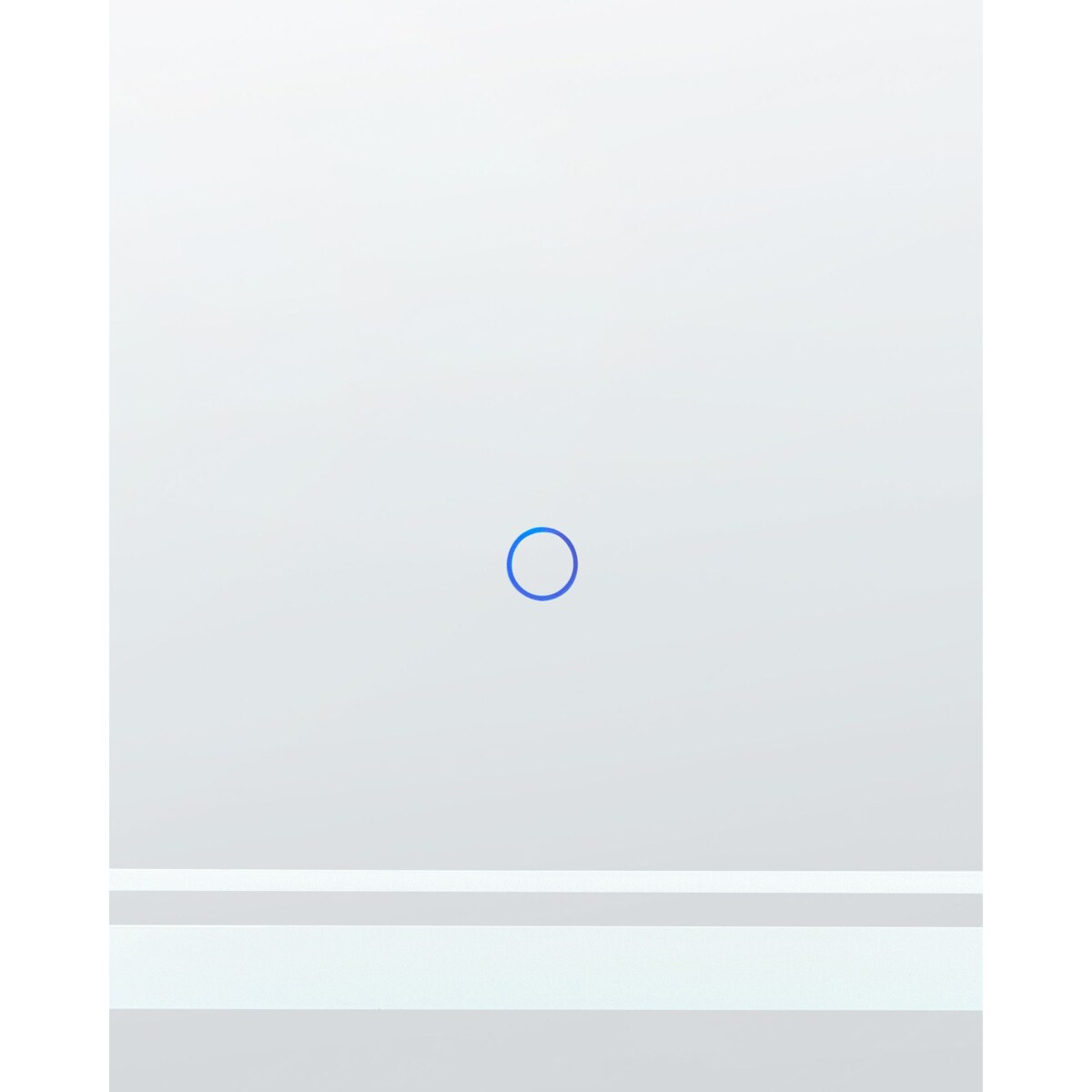 Lustro ścienne LED 120 x 60 cm srebrne CHATEAUROUX