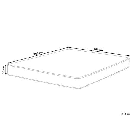 Pokrowiec na materac do łóżka wodnego PURE 160 x 200 cm