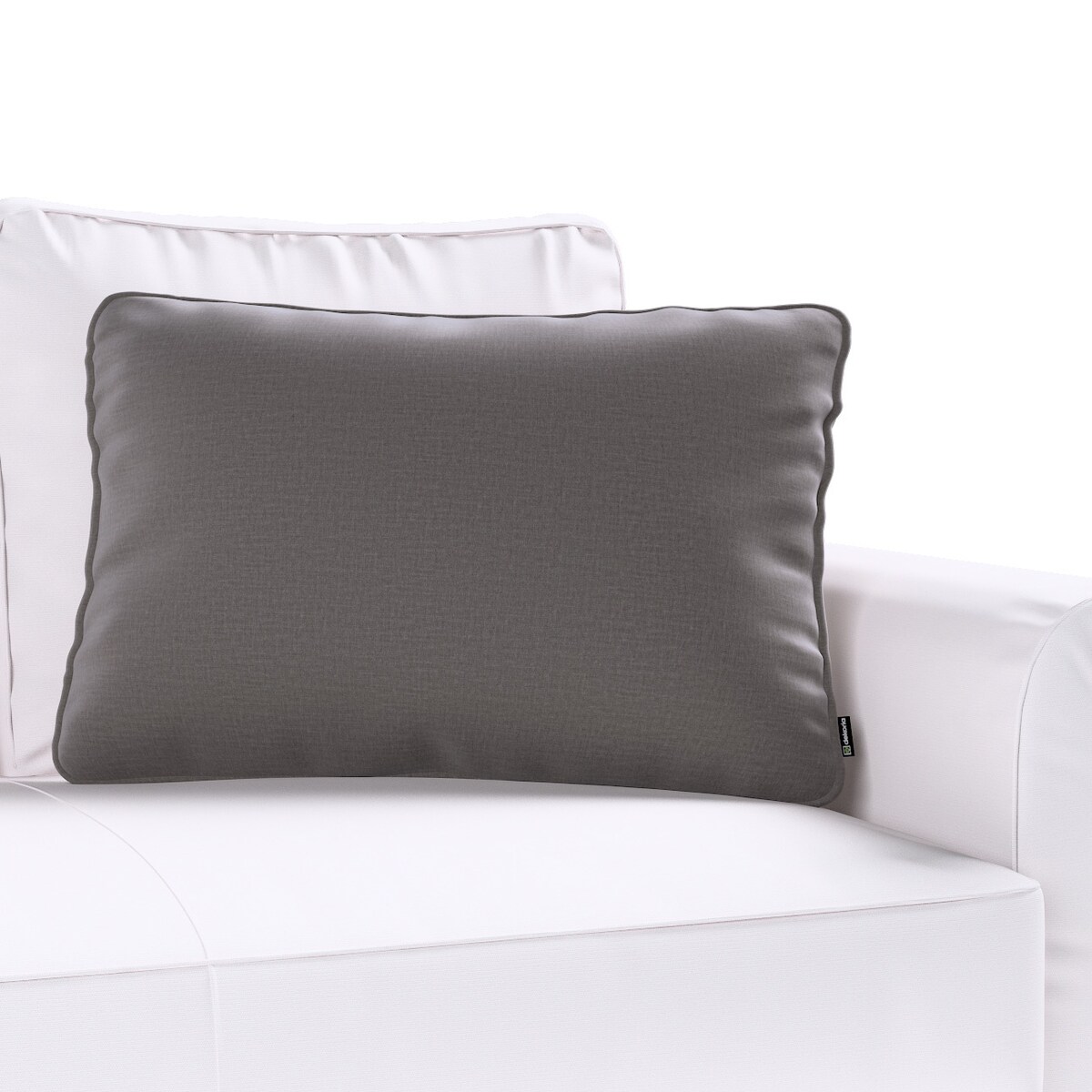 Poszewka Gabi na poduszkę prostokątna 60x40 brązowy welwet