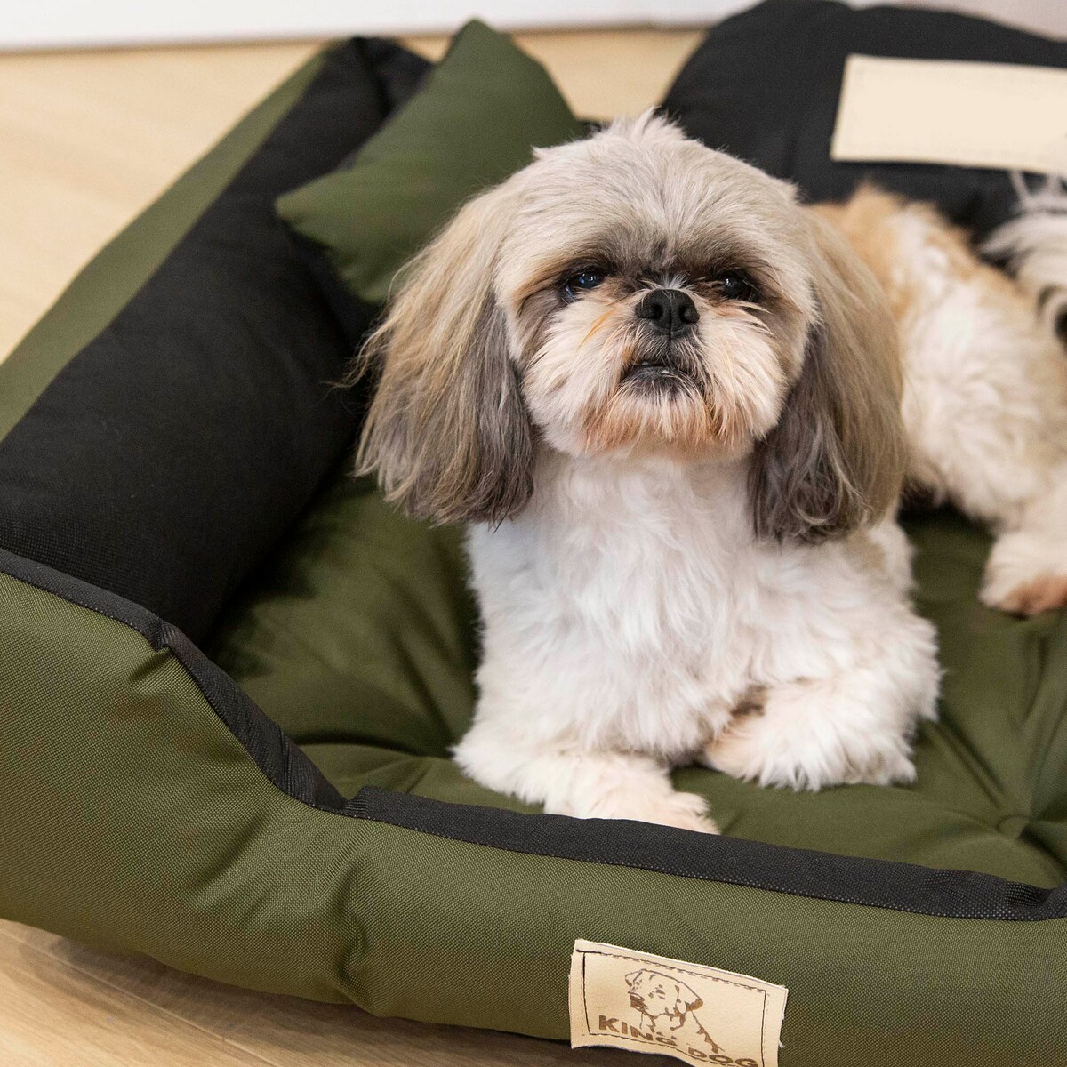 Legowisko Dla Dużego Psa 130X105 Cm Posłanie Kanapa Z Miejscem Na Imię Wodoodporne