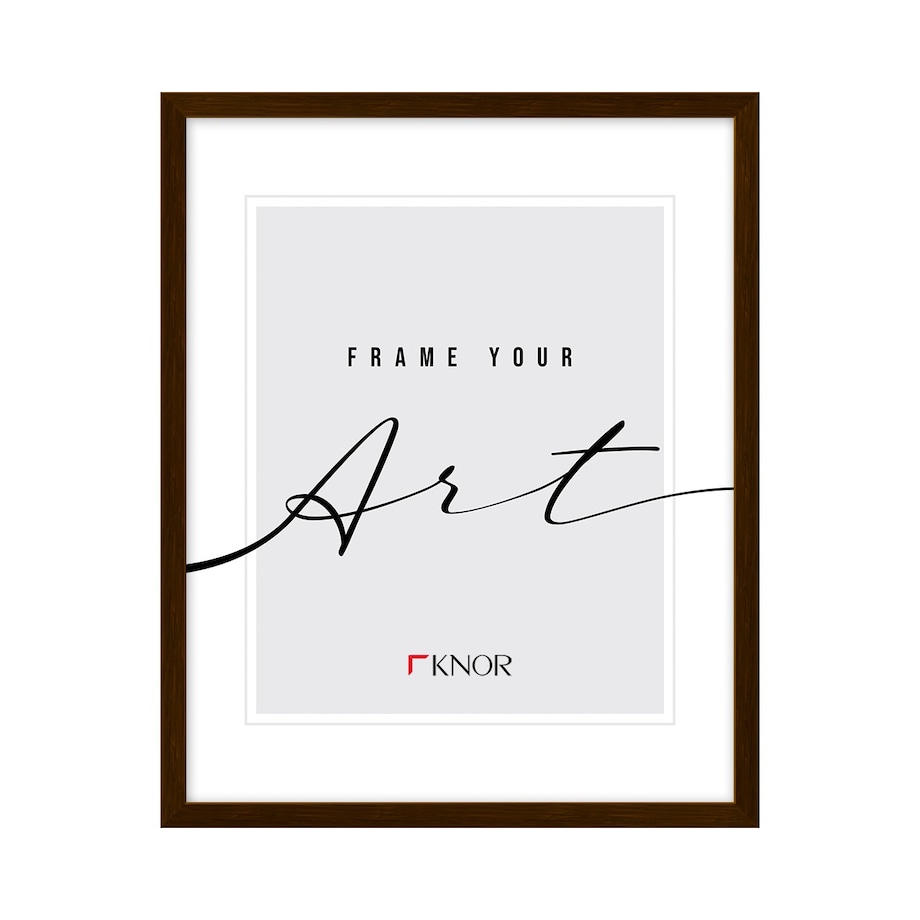 Ramki drewno, brązowe ramki, 50x70 cm, ramki na zdjęcia, Knor - ramki do zdjęć i plakatów