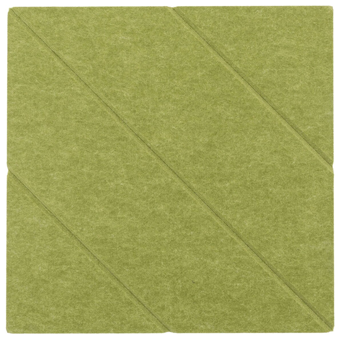 Zestaw 2 szt panel filcowy Felly 40x40 cm płytka kwadrat zielony