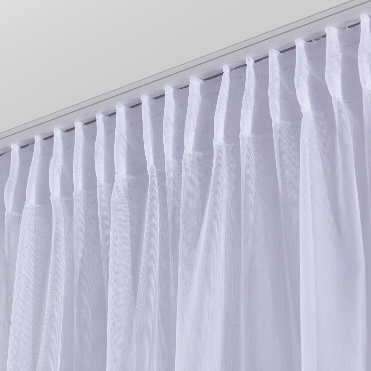 Firana na taśmie 300x245 biały w dmuchawce