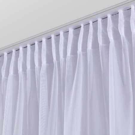 Firana na taśmie 300x245 biały w dmuchawce