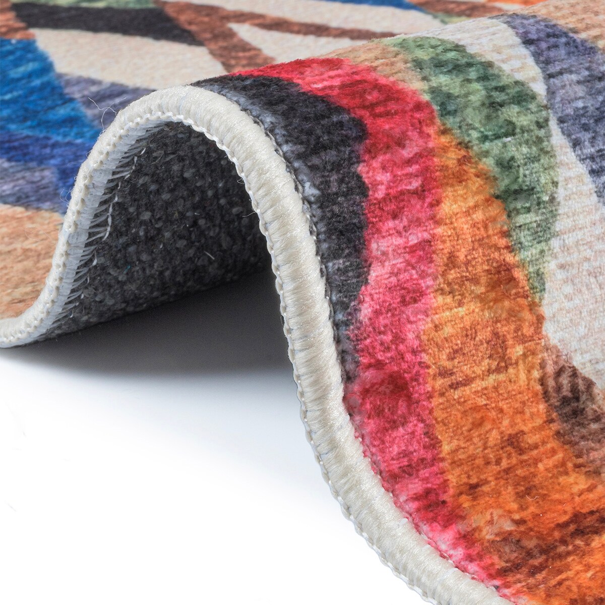 Dywan, chodnik nowoczesny geometryczny Mexico 65x130 cm e-floor wielokolorowy