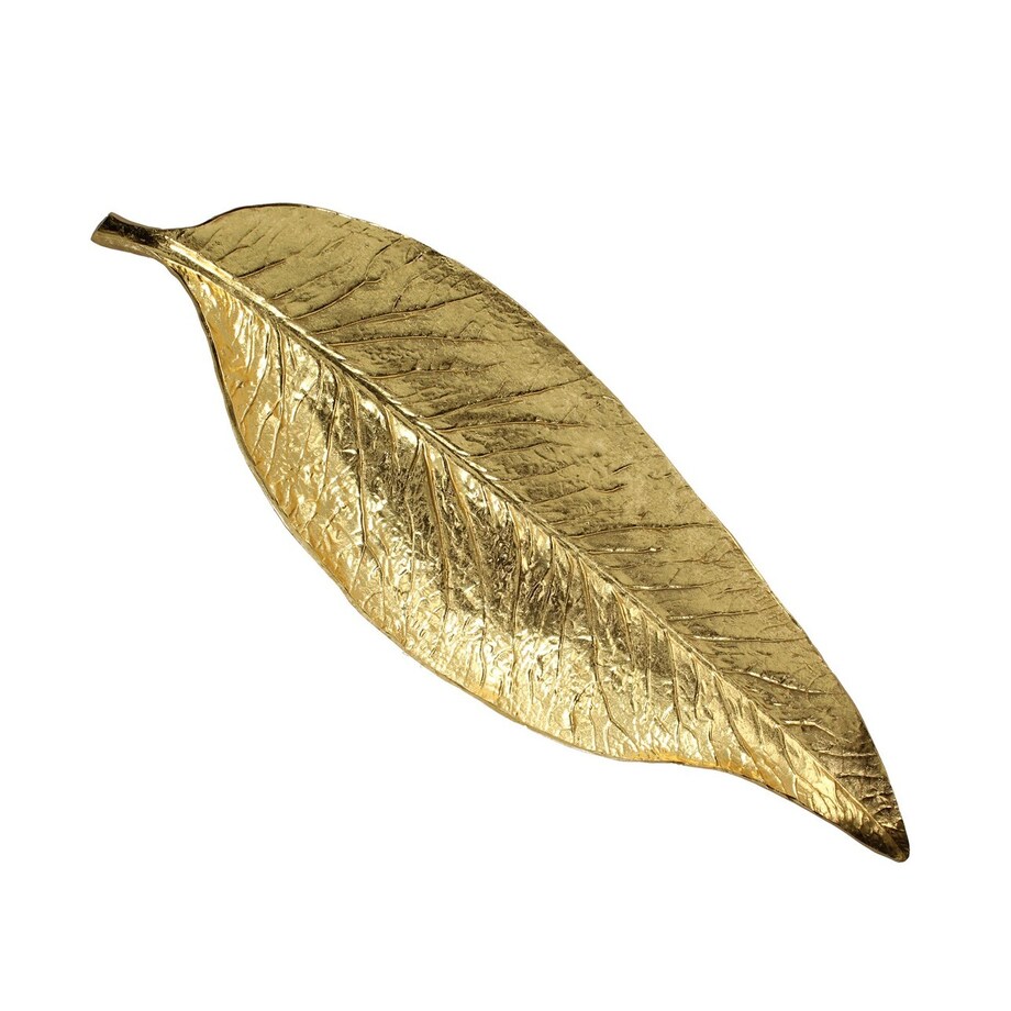 Patera Golden Leaf 19x58cm, 19 x 4 x 58 cm