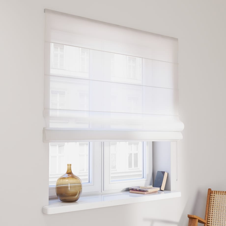 Roleta woalowa Siena 160x170 biały natural look