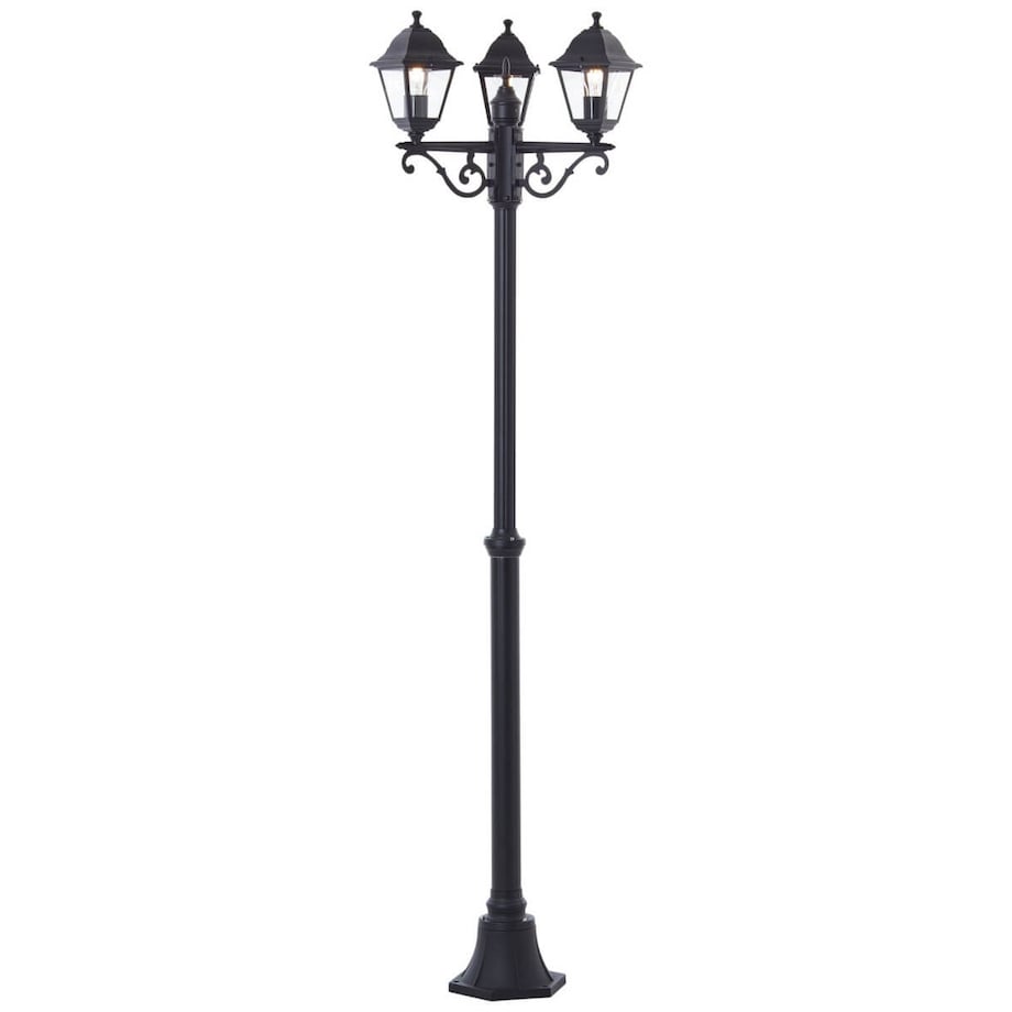 Potrójna latarnia stojąca Nissie 90995A06 Brilliant industrialna czarna