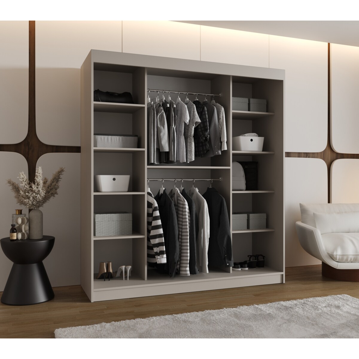 Szafa przesuwna ROYAL 180 kaszmir