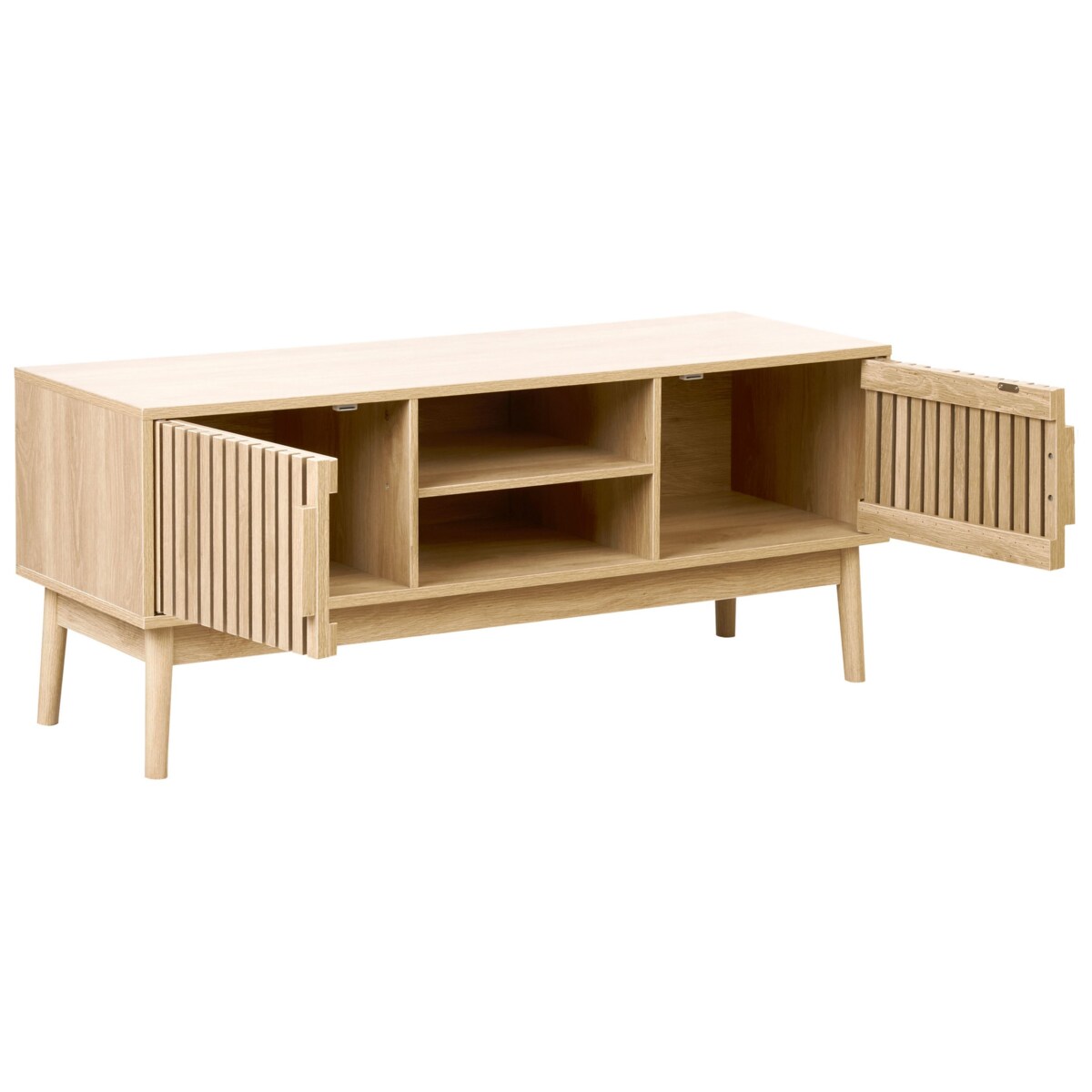 Szafka RTV Jasne drewno LYNWOOD