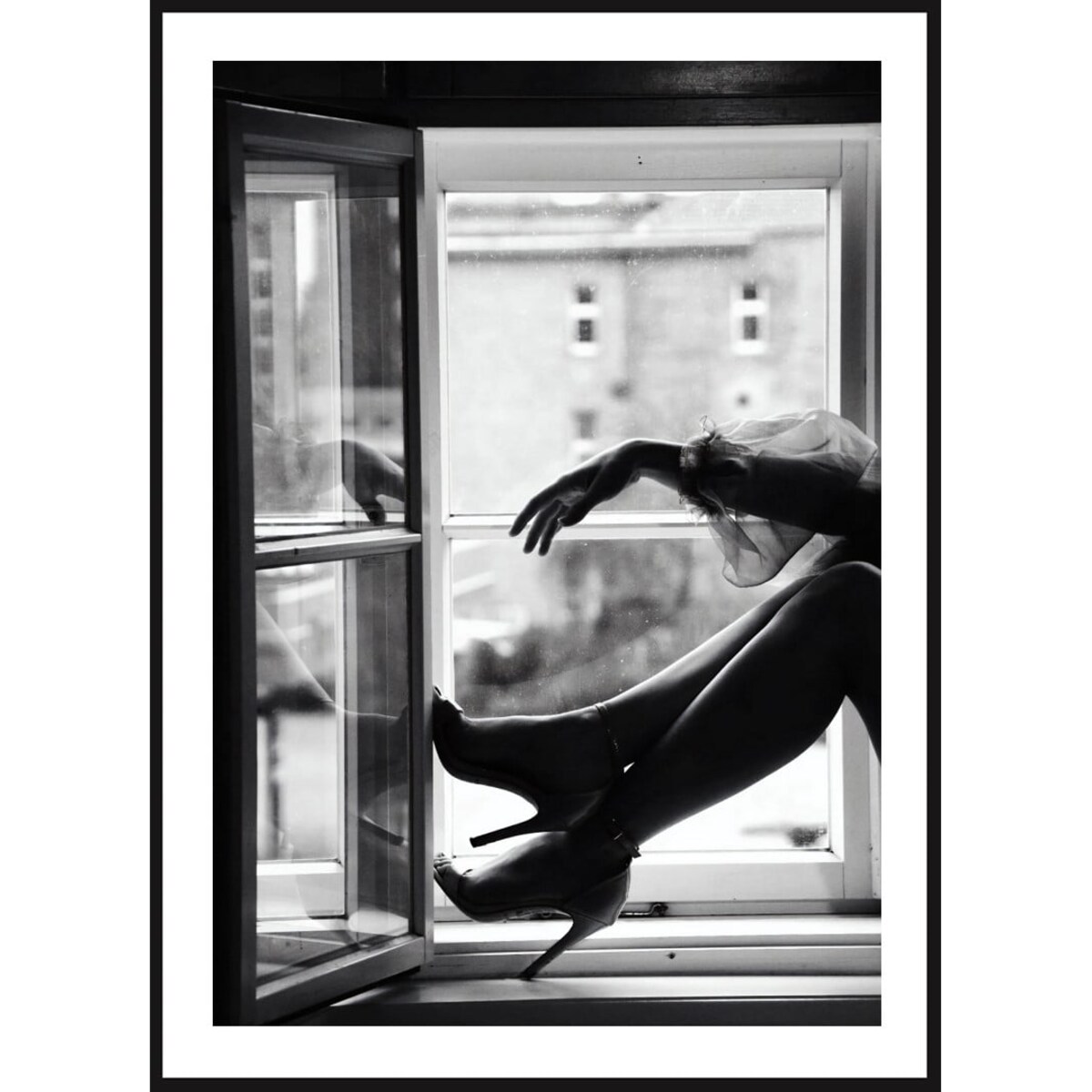 Poster Story, Plakat, Obraz - Szpilki w Oknie, wymiary 50 x 70 cm