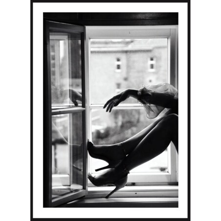 Poster Story, Plakat, Obraz - Szpilki w Oknie, wymiary 50 x 70 cm