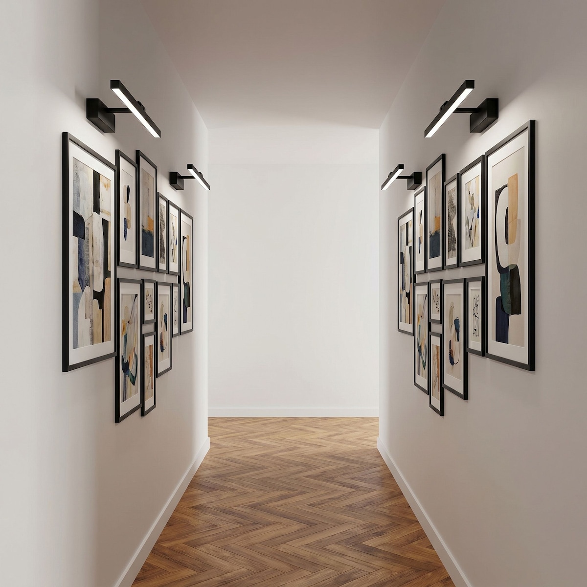 Kinkiet App1866-1W 40Cm Led Czarny, Aluminium, Tworzywo Sztuczne