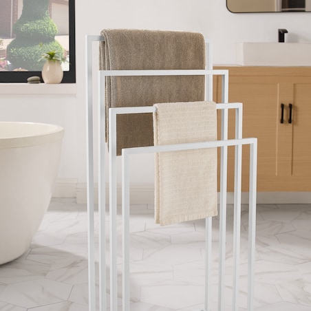 Stojak Na Ręczniki 4 Szczeble 45X29X93,5 Cm