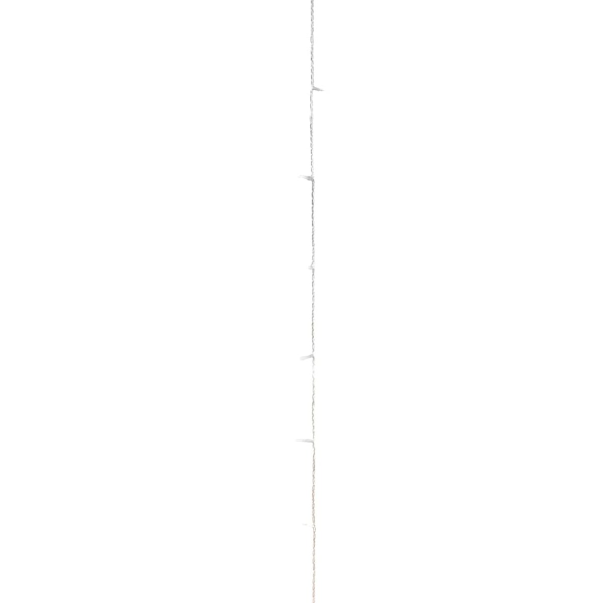 vidaXL Sznur lampek LED, 400 diod w kolorze ciepłej bieli, 40 m, PVC