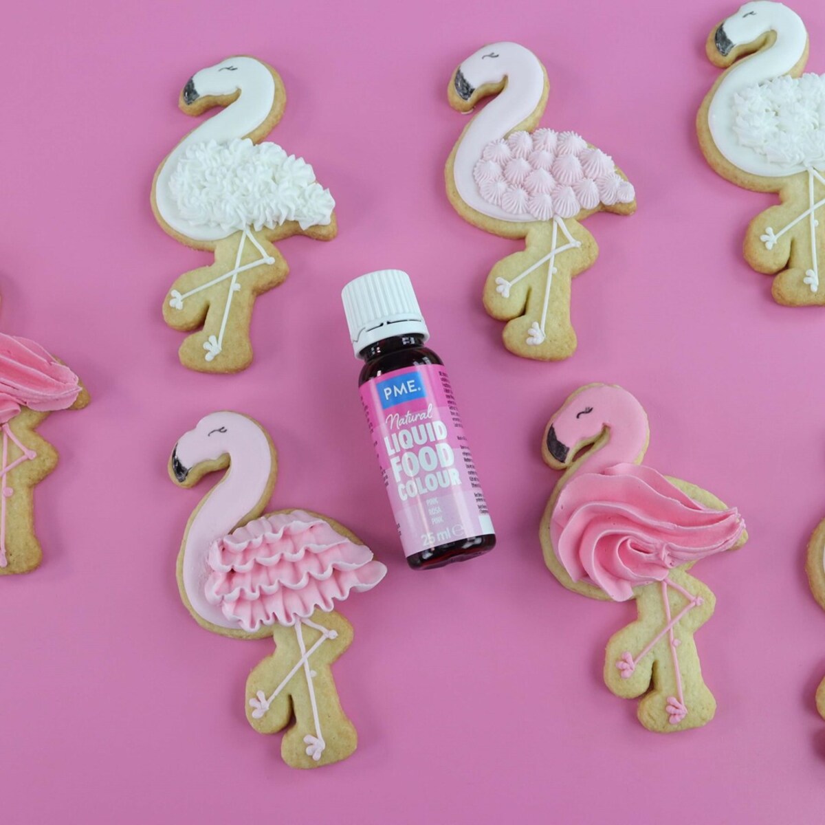 PME Naturalny barwnik spożywczy w płynie 25 ml jasnoróżowy