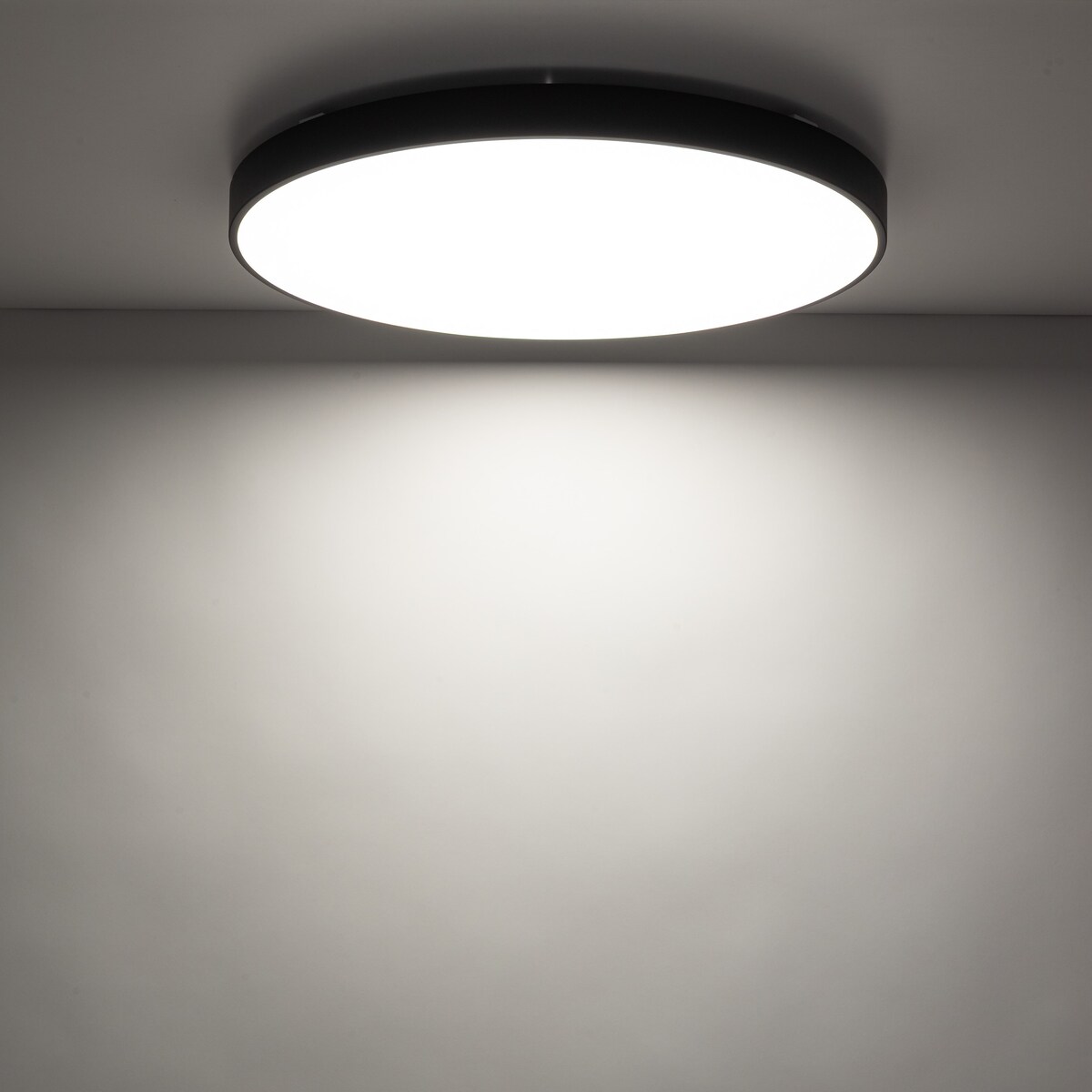 Lampa Sufitowa Łazienkowa Tk Lighting Velis Czarny Plafon Led 60W Ip54 Zmienna Barwa, Ściemniany