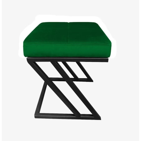 Pufa ZAZU MG VELVET zielona